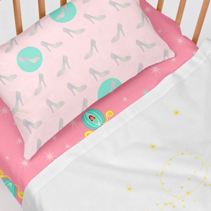Jeu de draps pour berceau HappyFriday Mr Fox Pumpkin Multicouleur