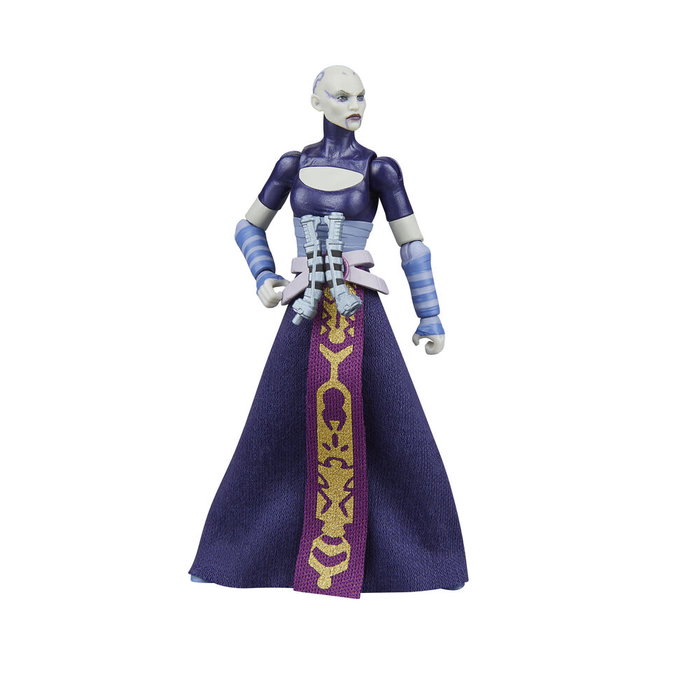 HASBRO Figurine Asajj Ventress - Star Wars La Guerre des Clones - 9,5 cm - Figurine Articulée avec Accessoires