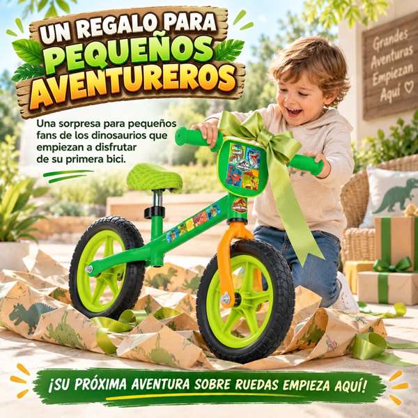 JugaToys Draisienne Jurassic World 12 pouces