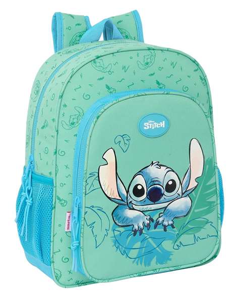 Safta Mochila junior adapt.carro stitch "Aloha" 32x38x12 cm - Sac à dos enfant Disney Stitch avec attache chariot Safta Mochila junior adapt.carro stitch "Aloha" 32x38x12 cm - Sac à dos enfant Disney Stitch avec attache chariot