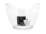 Kinvara Seau à glace double anse 8L transparent 34.7x25.2x2 cm Polystyrène (Set de 6)