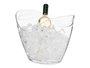 Kinvara Seau à glace double anse 8L transparent 34.7x25.2x2 cm Polystyrène (Set de 6)