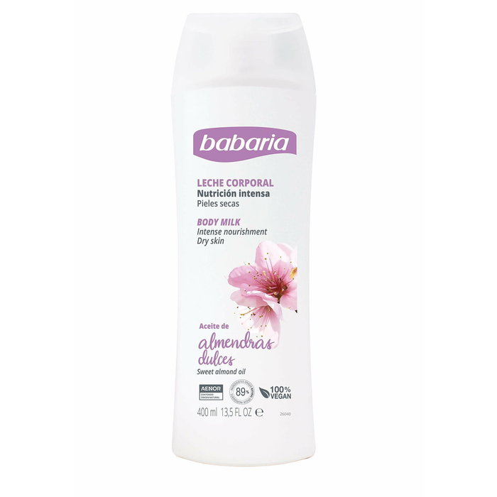 Babaria Lait Corporel Nourrissant à l'Huile d'Amandes Douces 400 ml
