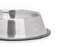 Mascow Gamelle pour chien et chat métallique 18 cm avec pattes en caoutchouc, 200 ml (Set de 24)
