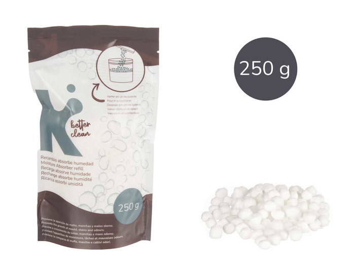 Kipit Recharge Anti-Humidité 250g 12x3x20.5cm Plastique Transparent (Set de 24) Kipit Recharge Anti-Humidité 250g 12x3x20.5cm Plastique Transparent (Set de 24)