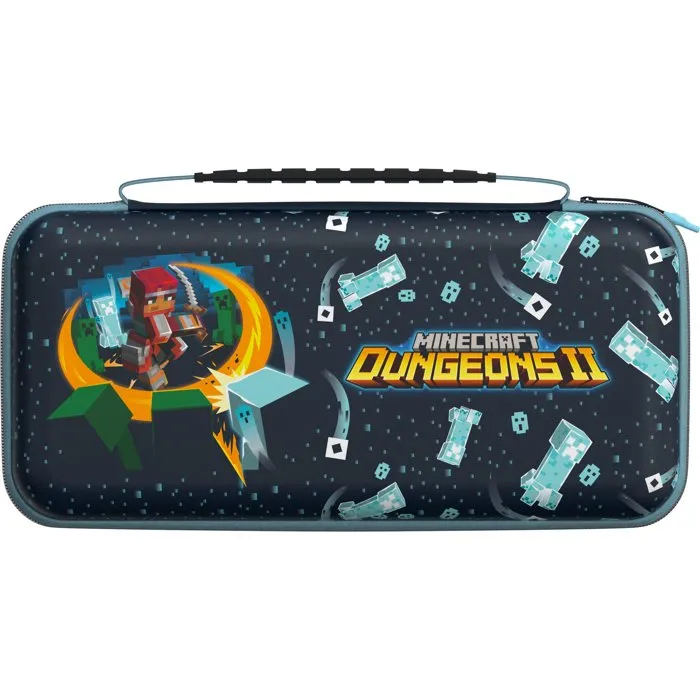 Turtle Beach Étui de voyage PlayTrek Minecraft Dungeons II pour Nintendo Switch, Switch 2 et Switch OLED