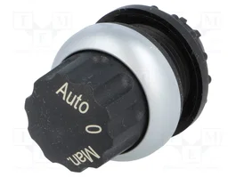 EATON ELECTRIC Commutateur rotatif RMQ-Titan noir 3 positions 22mm sailli