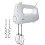Braun HM1100WH MultiMix 1 - Batteur électrique 450 W, 4 vitesses + Turbo, blanc