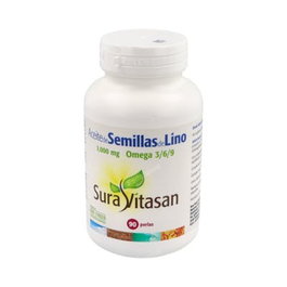 SURA VITASAN Huile de graines de lin 1000 mg, 90 perles