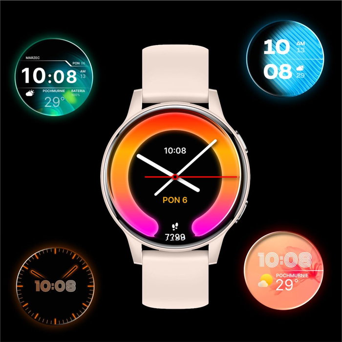 Montre intelligente Forever GSM192507 Rose 1,28"