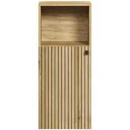 PureBliss Armoire de Salle de Bain et Salon Décor en Chêne - Sans Éclairage - Pour Rangement et Décoration