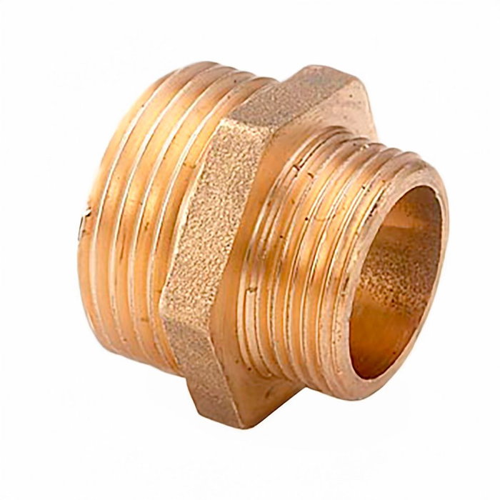 Metalgrup Contrarrosca reducida 1/2'' x 1'' en laiton Metalgrup Contrarrosca reducida 1/2'' x 1'' en laiton