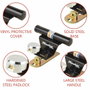Master Lock Antivol pour porte de garage basculante avec barre de sécurité en acier et cadenas