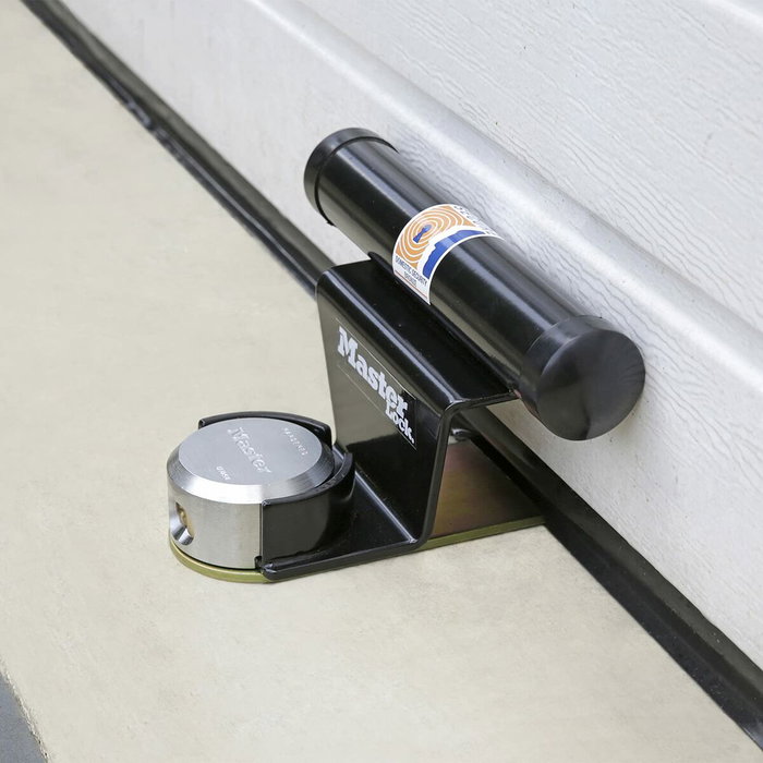 Master Lock Antivol pour porte de garage basculante avec barre de sécurité en acier et cadenas