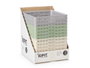 Kipit Boîte de Rangement Extensible 38x12x33cm Plastique Beige Gris Vert 12L - Assortiment Aléatoire (Set de 12)