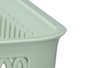 Kipit Boîte de Rangement Extensible 38x12x33cm Plastique Beige Gris Vert 12L - Assortiment Aléatoire (Set de 12)