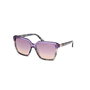 Guess By Marciano GM00009 Lunettes de soleil femme carrées 58 mm LilaRosa