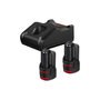 Bosch Professional Pack de 2 batteries GBA 12V 2,0Ah et chargeur GAL 12V-40