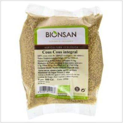 BIONSAN Couscous Complet Bio 500g BIONSAN Couscous Complet Bio 500g