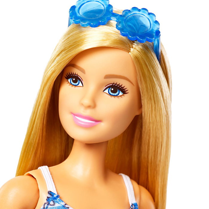 Barbie - Poupée Barbie Fashionista avec 4 tenues différentes et à la mode - Modèle JCR80 - Mattel