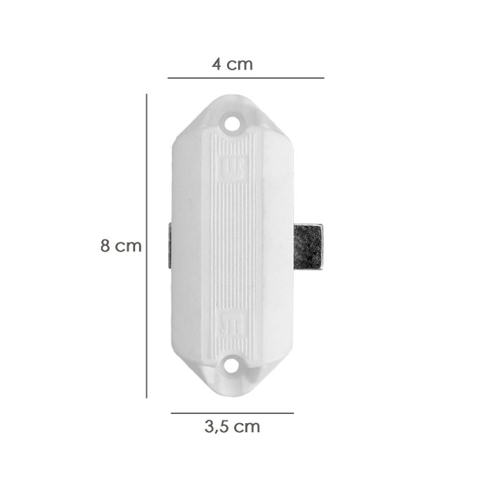 WOLFPACK LINEA PROFESIONAL Serrure espagnolette sans clé 93 blanc