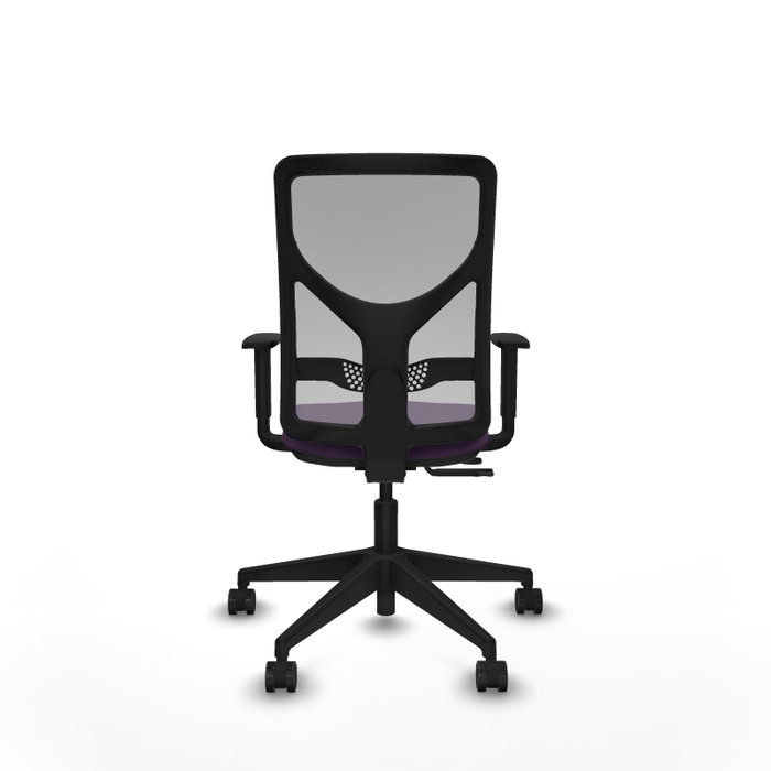 PIQUERAS Y CRESPO Chaise Motilla Synchrone/Traslack Pourpre et Gris