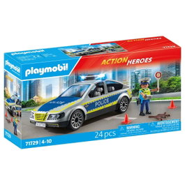 Playmobil Voiture de police Action Heroes 71729 avec gyrophares et son