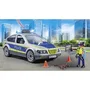 Playmobil 71729 - Voiture de Police avec Sirène et Gyrophare, Set de 24 Pièces Action Heroes pour Enfants dès 4 Ans