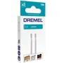 Dremel 194 - Lot de 2 fraises en acier rapide de 3.2 mm pour sculpture, gravure, formage, évidage et perçage sur métaux, bois et plastique