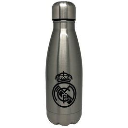 CYP BRANDS Gourde Isotherme en Acier Inoxidable 550ml, Série Real Madrid, 6.5x6.5x21.8cm, Sans BPA, Idéale pour Boissons Froides