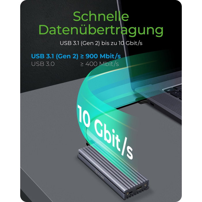 Icy ICY BOX IB-1817M-C31 Boîtier SSD M.2 PCIe Aluminium Anthracite