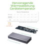 Icy ICY BOX IB-1817M-C31 Boîtier SSD M.2 PCIe Aluminium Anthracite