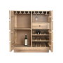 Meuble bar Home ESPRIT Naturel 90 x 45 x 100 cm