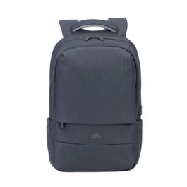 Rivacase 7567 Mochila Prater pour Ordinateur Portable 17.3 Pouces Gris Foncé avec Port USB et Protection Antivol