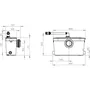 SFA Saniaccess 3 Pompe de relevage eaux usées avec 4 entrées pour salle d'eau, 5m vertical / 100m horizontal, 46 dB(A)