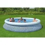 Bestway Piscine Gonflable Ronde Fast Set 396 x 84 cm - Kit avec Pompe de Filtration et Cartouche - Volume 7340 L