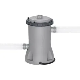 Bestway Piscine Gonflable Ronde Fast Set 396 x 84 cm - Kit avec Pompe de Filtration et Cartouche - Volume 7340 L