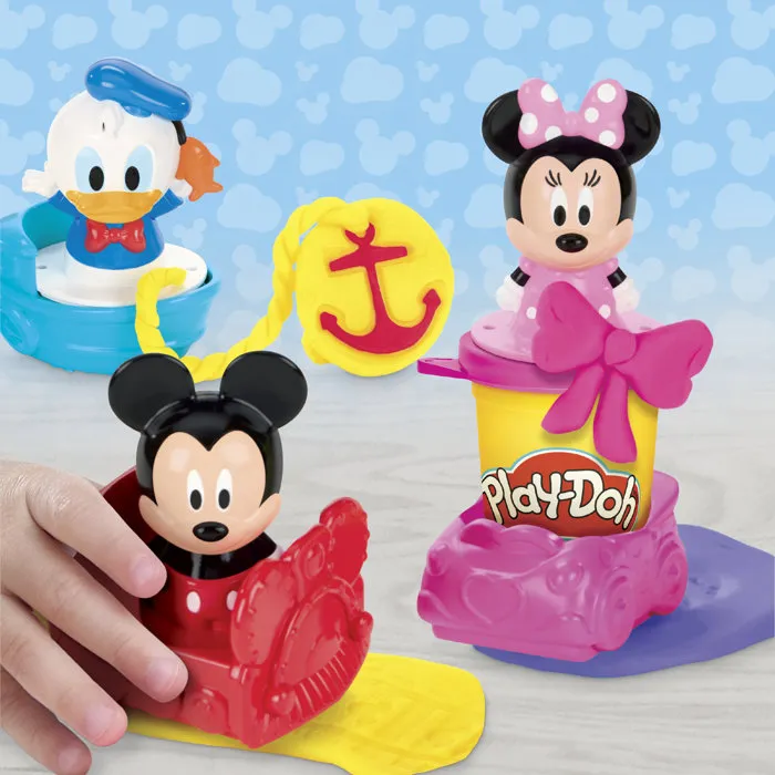 PlayDoh Disney Junior Mégapack création avec Mickey, Minnie et Donald