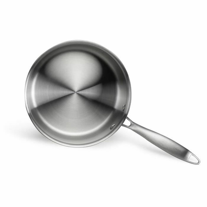 Livoo Casserole Brigade en acier inoxydable 18 cm