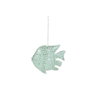 Home ESPRIT Figurine Décorative Poisson Bleu