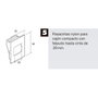 WOLFPACK LINEA PROFESIONAL Guide sangle pour volet compact blanc en métal