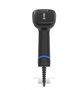 Newland HR23 Dorada Lecteur de codes-barres portable filaire 1D/2D CMOS, capteur 640x480, interface USB, IP52, avec support réglable intelligent NLS-STD23-33-SA