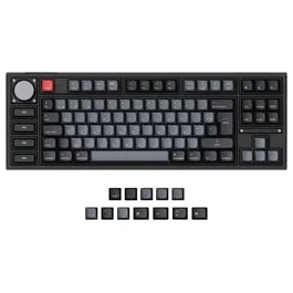 Keychron Q3 Pro SE - Clavier mécanique gamer sans fil - Switch Banana - Format ANSI - Rétroéclairage RGB - Châssis métallique