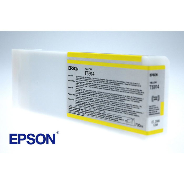 Epson C13T591400 Cartouche d'encre jaune pigment Original 700 ml pour Stylus Pro 11880 Epson C13T591400 Cartouche d'encre jaune pigment Original 700 ml pour Stylus Pro 11880