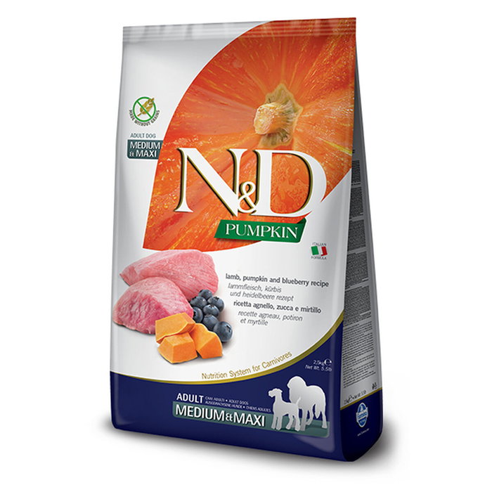 Nourriture Farmina PND120751S Adulte Myrtille Agneau Citrouille 12 kg Nourriture Farmina PND120751S Adulte Myrtille Agneau Citrouille 12 kg