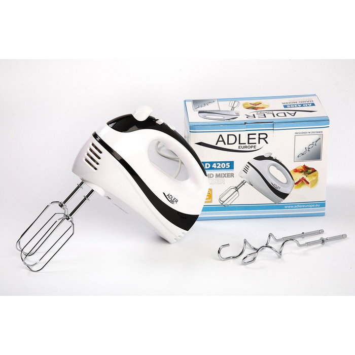 Adler Mixeur plongeant AD 4205 Blanc Noir 300 W