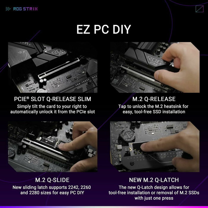 ASUS ROG STRIX B860-F GAMING WIFI ATX Intel B860 LGA 1851 DDR5 ASUS ROG STRIX B860-F GAMING WIFI ATX Intel B860 LGA 1851 DDR5
