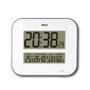 SAMI Réveil LCD numérique blanc avec calendrier pour bureau ou mur