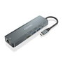 Hub USB Aisens ASUC-5P011-GR Gris Multicouleur 100 W