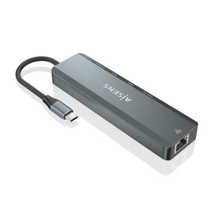 Hub USB Aisens ASUC-5P011-GR Gris Multicouleur 100 W Hub USB Aisens ASUC-5P011-GR Gris Multicouleur 100 W
